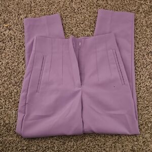 Zara Lilac Women's Trousers